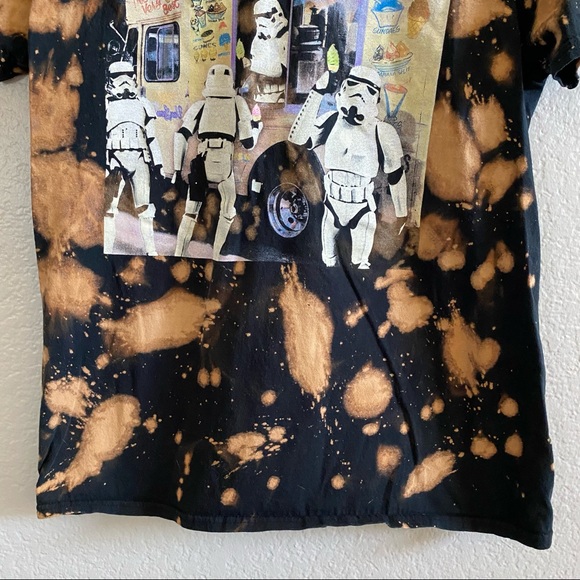 STAR WARS Storm Troopers and Ice Cream Bleached Tshirt - Picture 4 of 5